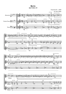 Kyrie, Apt 10
