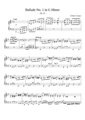Ballade No.1 Op.23