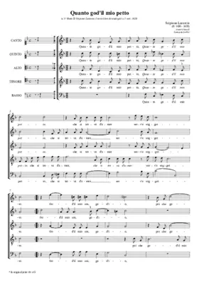 Quanto god'il mio petto