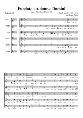 Fundata est domus Domini