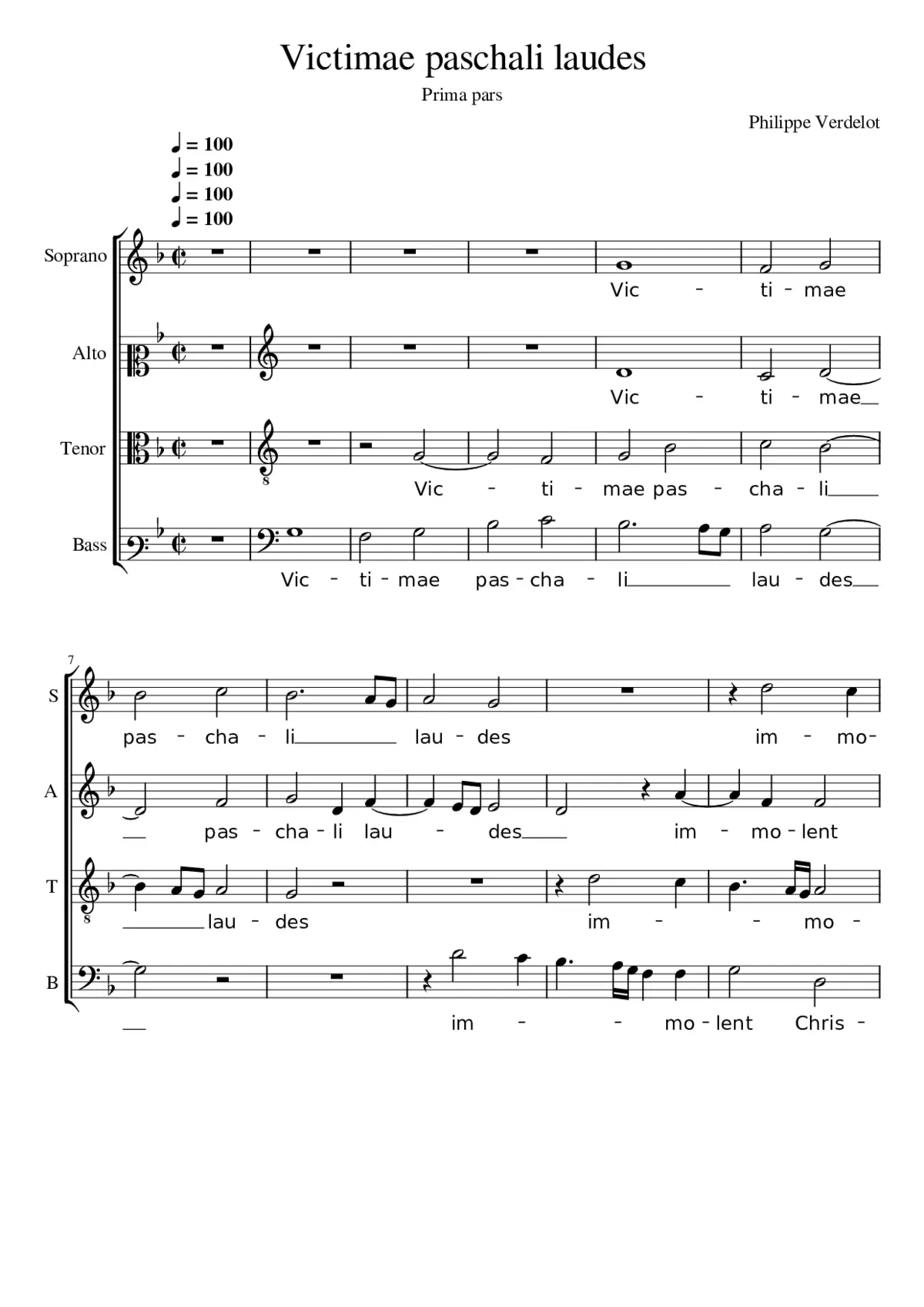 Victimae paschali laudes - Page 1