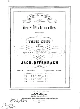 Duos for 2 Cellos, Op.52