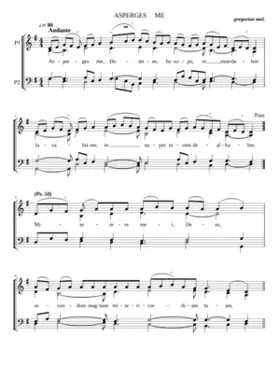Asperges me Domine (Gregorian chant)