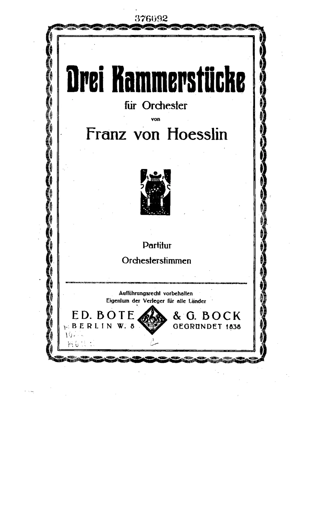 3 Kammerstücke - Page 1
