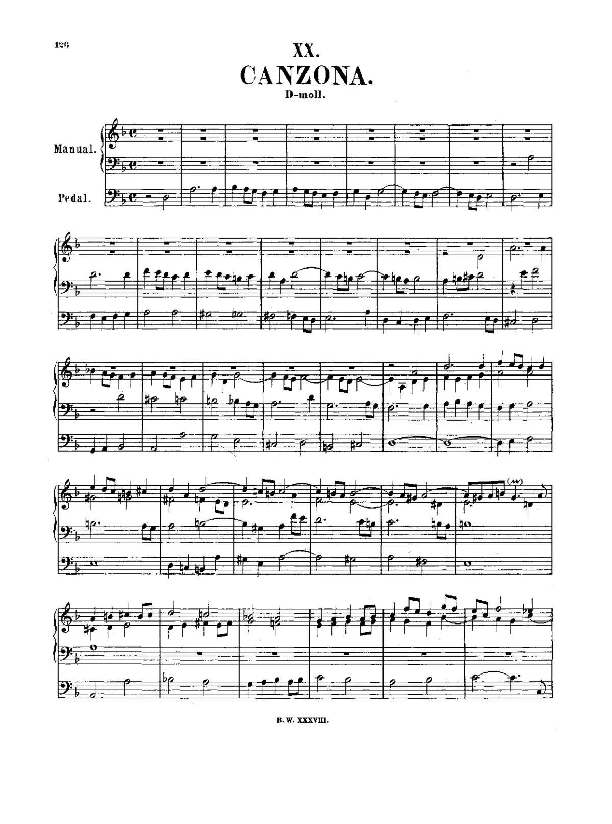 Canzona in D minor - Page 1