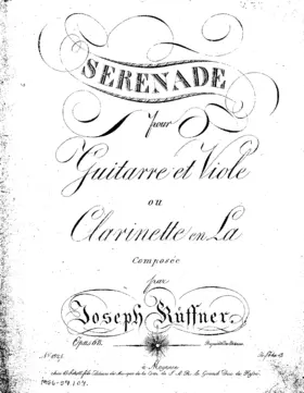Sérénade for viola and guitar