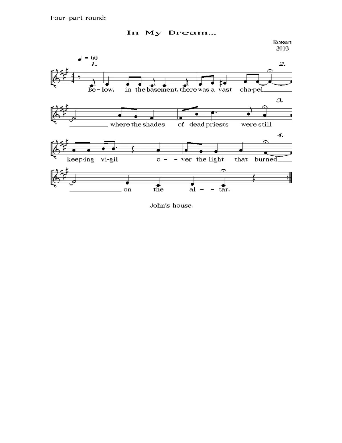 In My Dream... - Page 1