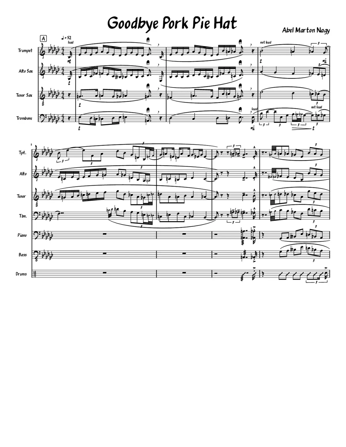 goodbye pork pie hat - Page 1