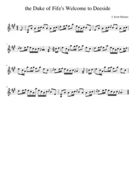 The Duke Of Fife's Welcome To Deeside