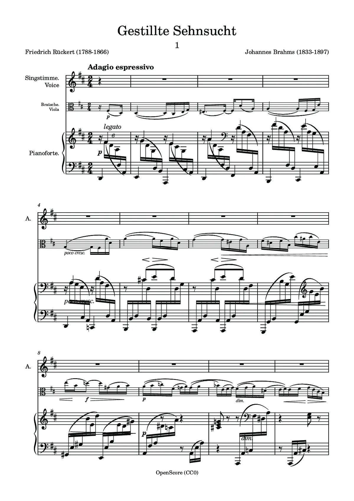 Gestillte Sehnsucht - Page 1