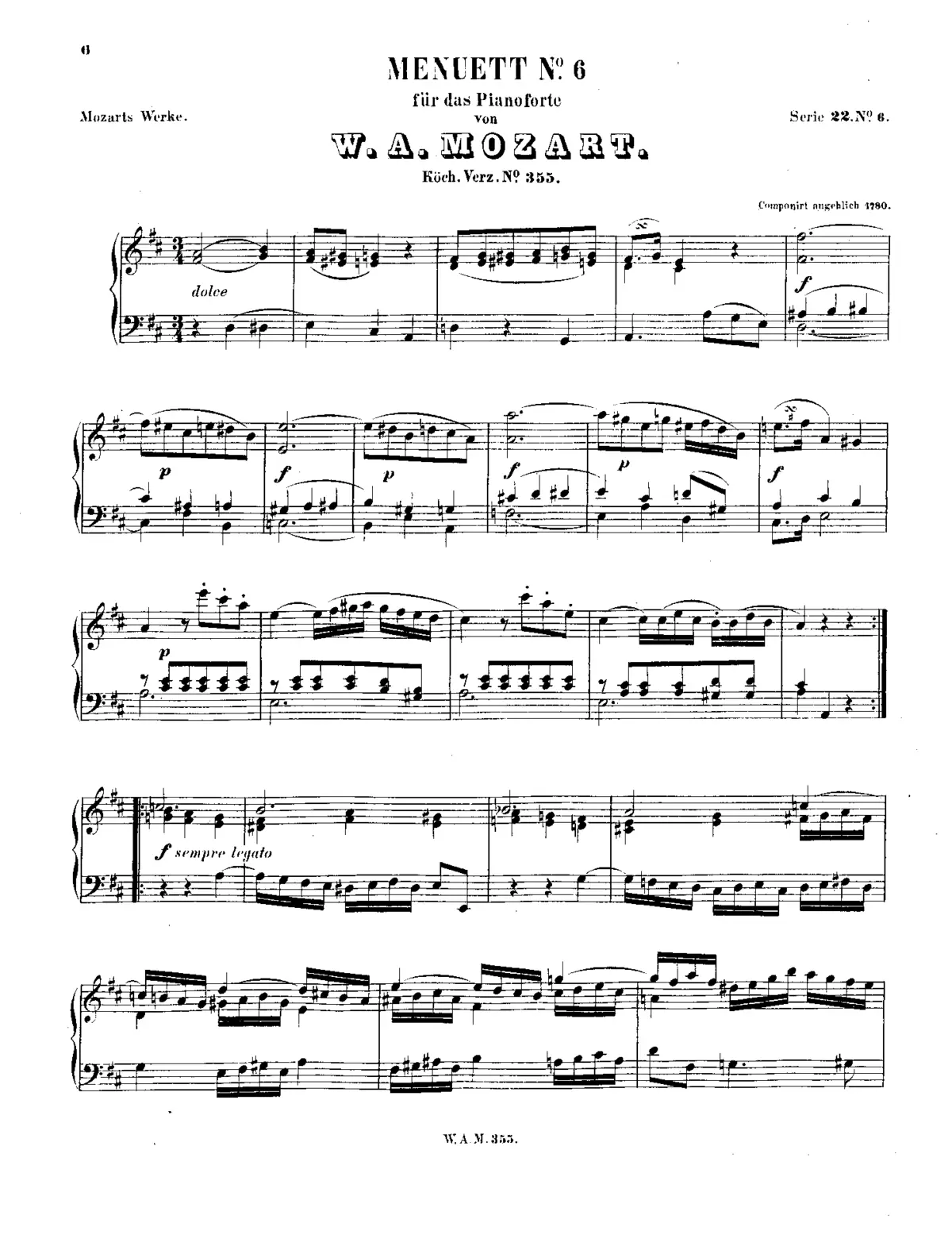 Minuet - Page 1