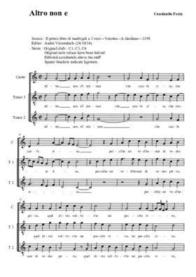 Altro non è'l mi'amor II