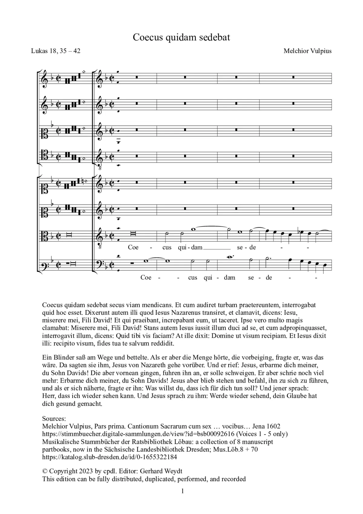 Coecus quidam - Page 1