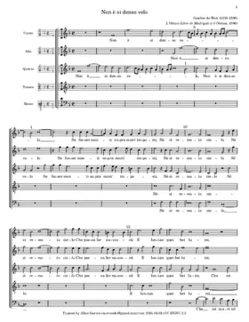 Non è sì denso velo