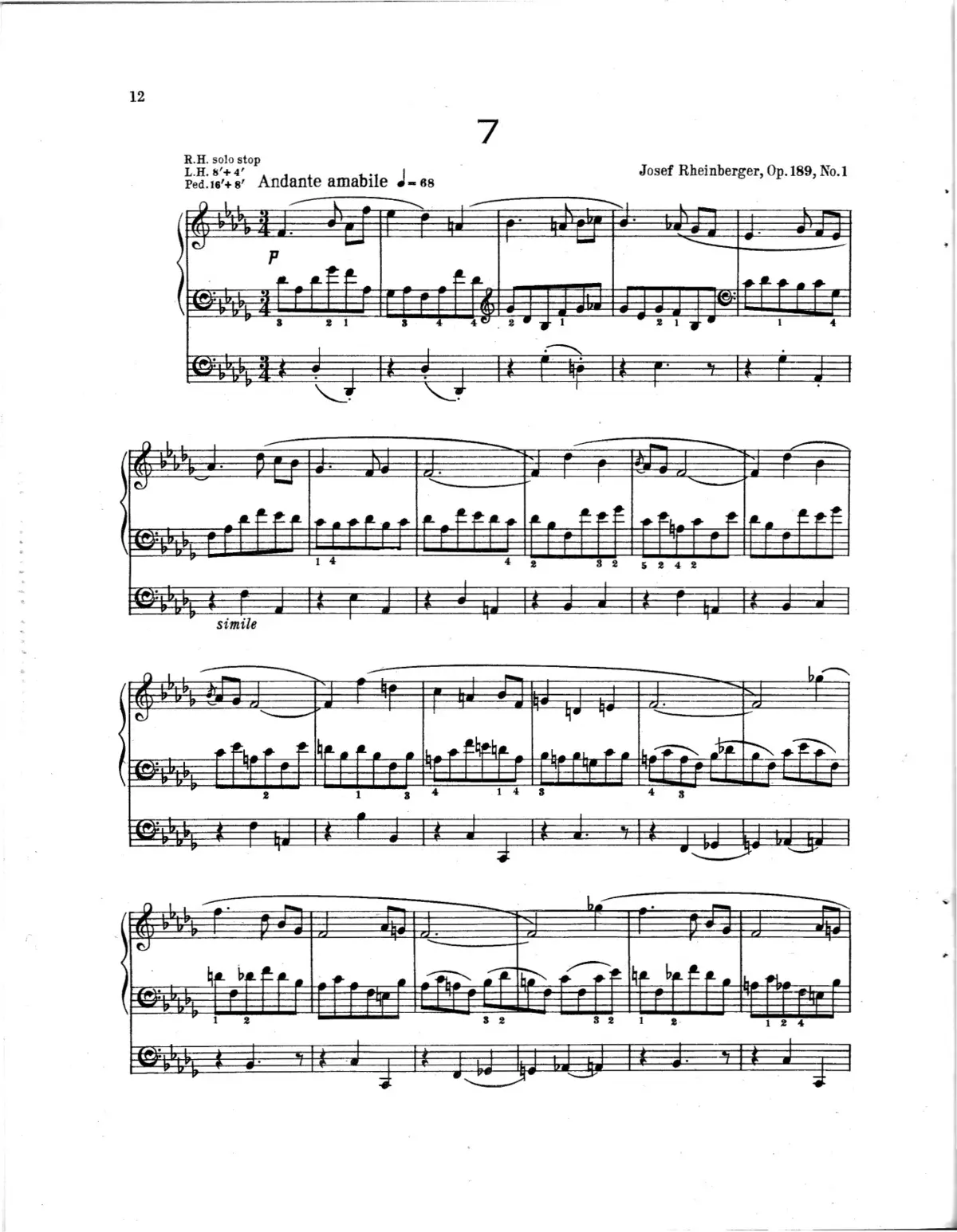 12 Organ Trios - Page 1