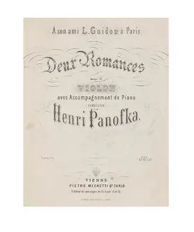 2 Romances pour le violon avec accompagnement de piano