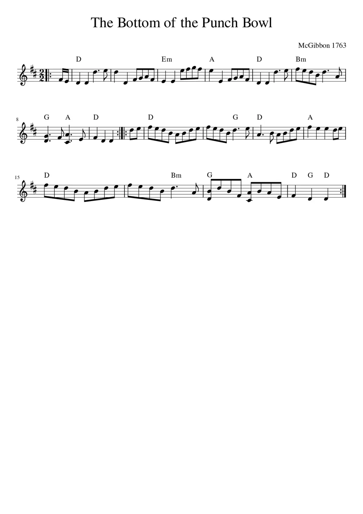 The Bottom of the Punch Bowl - Page 1