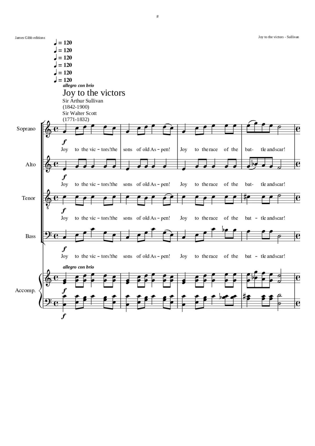 Joy to the victors - Page 1