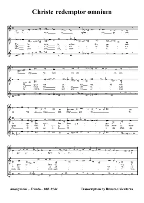 Christe redemptor omnium III