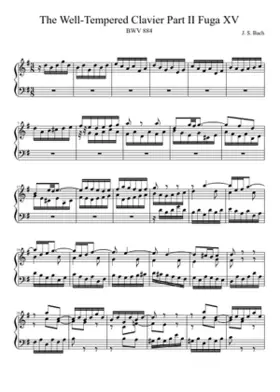 Prelude and Fugue in G major BWV 884