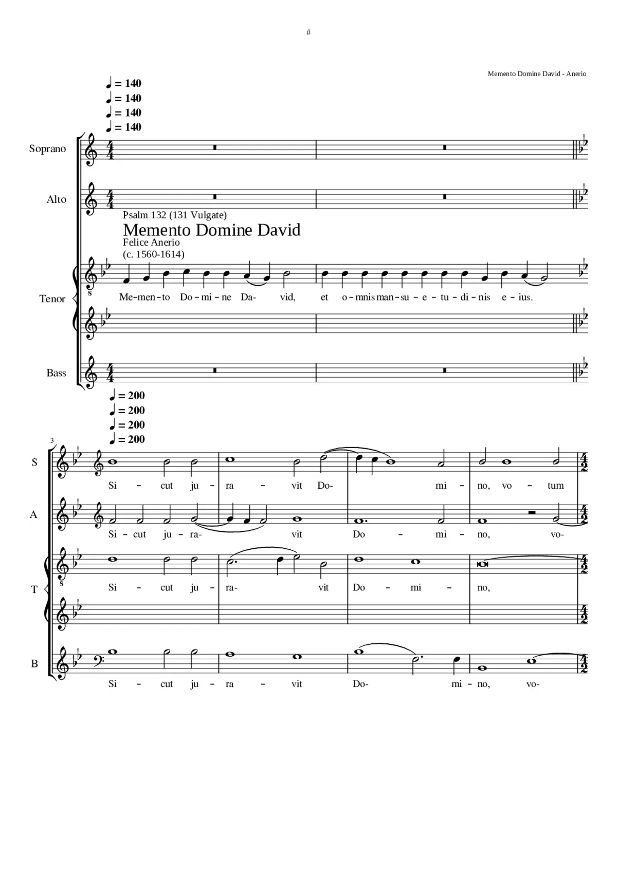 Momento Domine David - Page 1