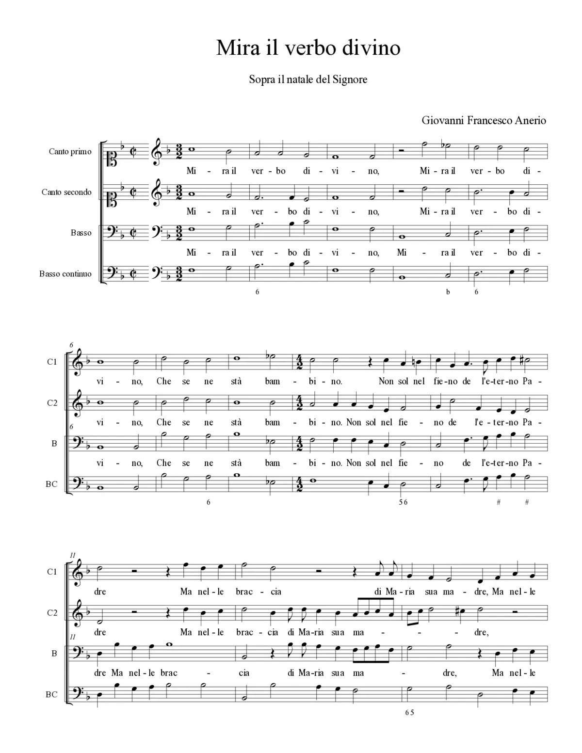 Mira il verbo divino - Page 1
