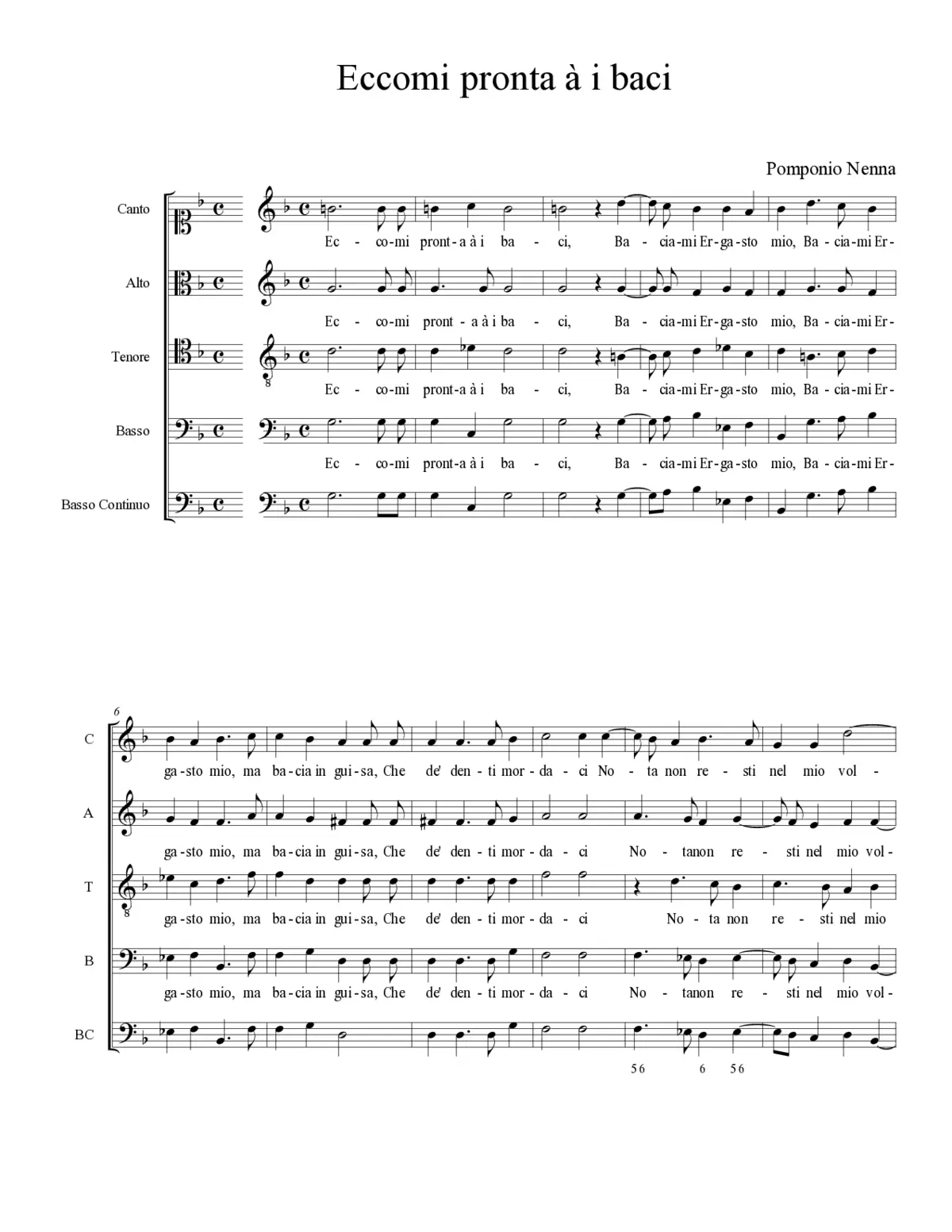 Eccomi pronta à i baci - Page 1