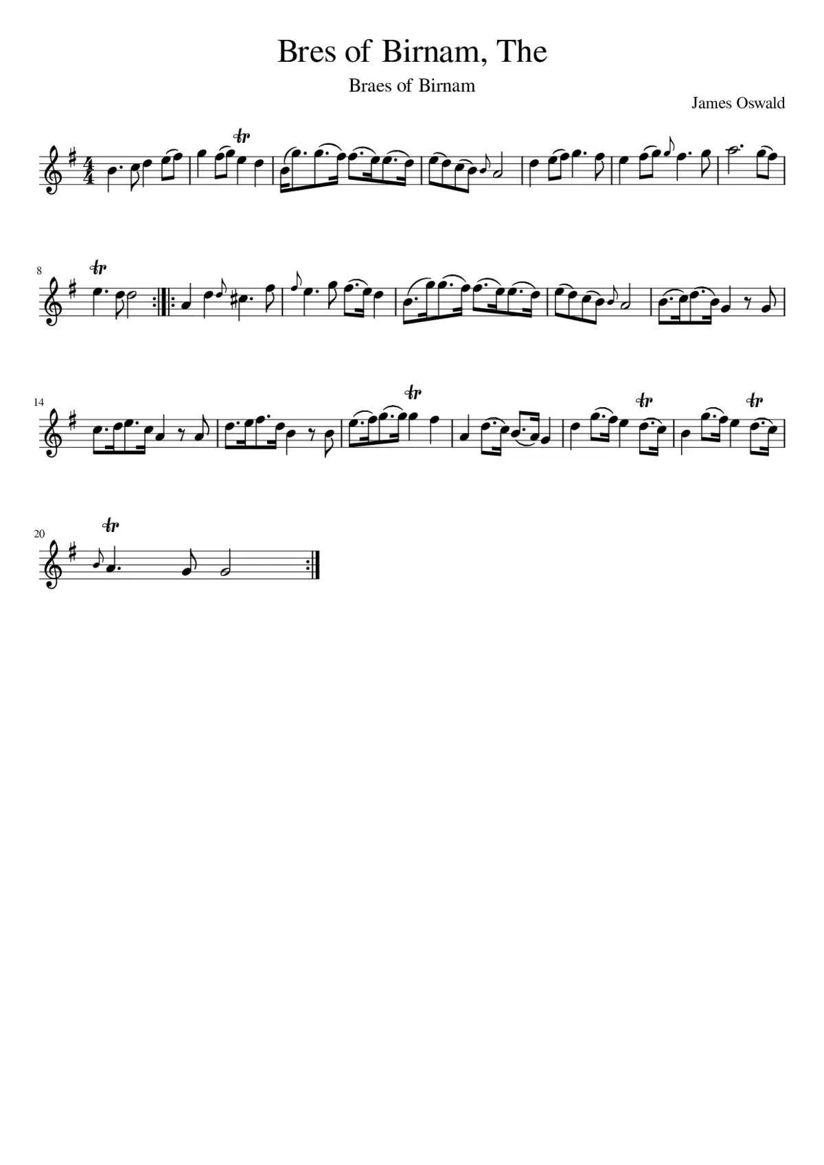 The Bres of Birnam - Page 1