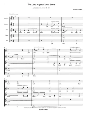 The Lord is good unto them