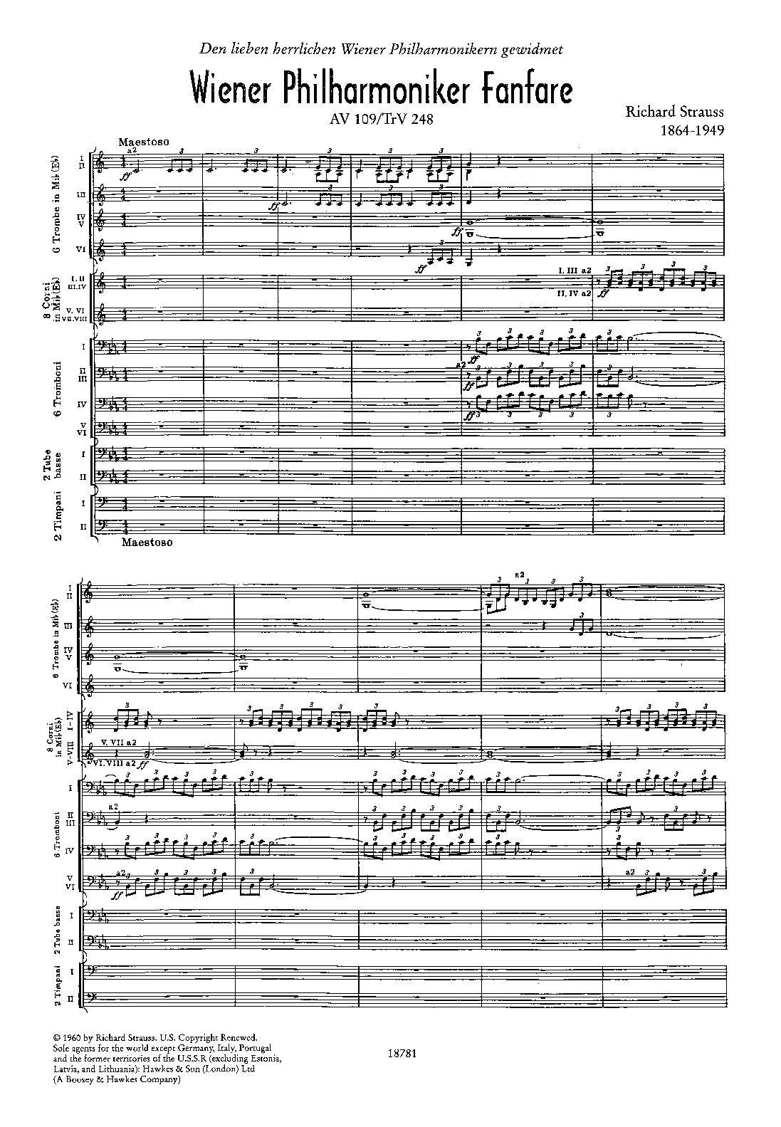 Wiener Philharmoniker Fanfare - Page 1