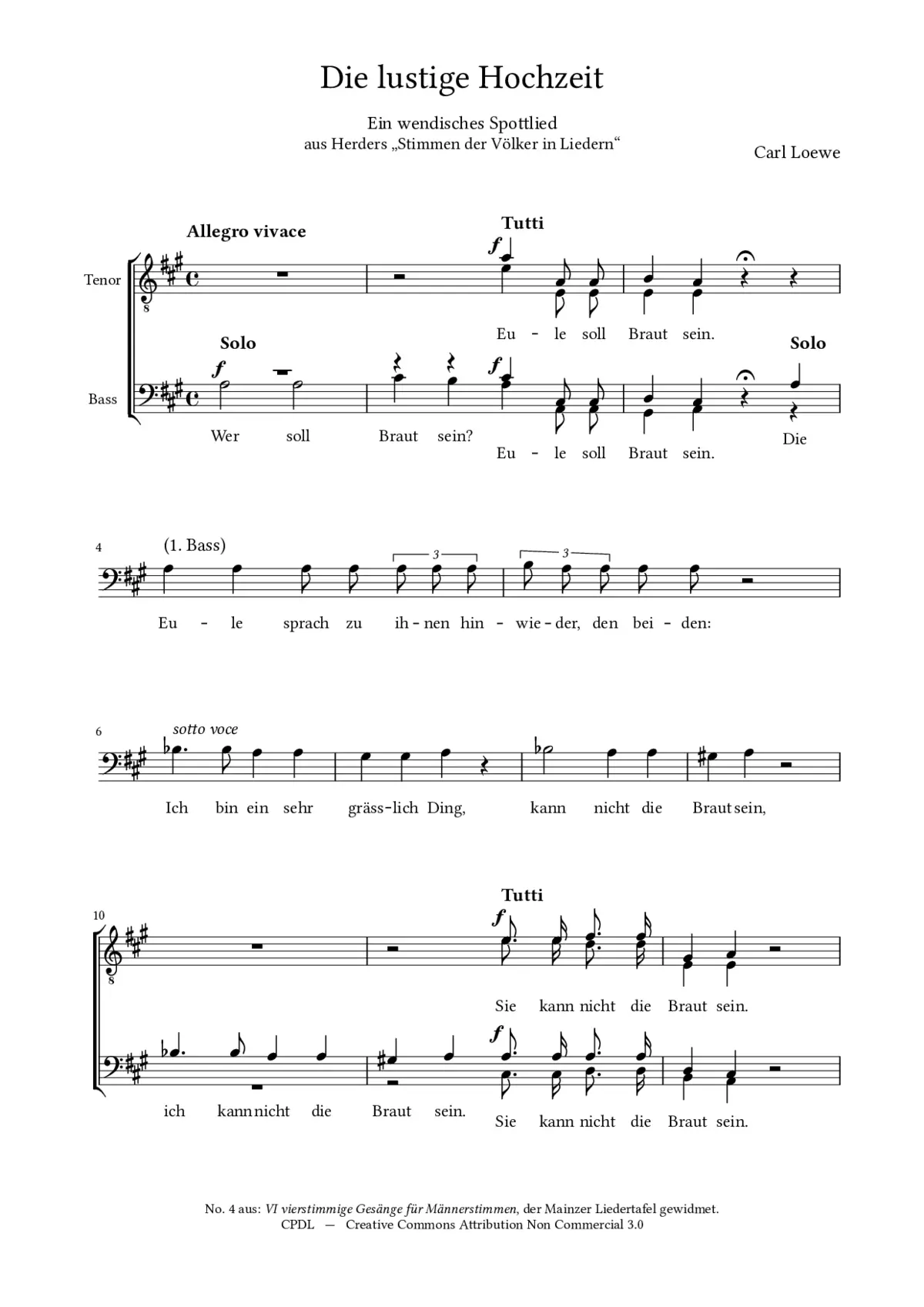 Die lustige Hochzeit - Page 1