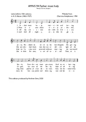 Father most holy, merciful and loving