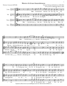 Mentre ch'al mar descenderanno