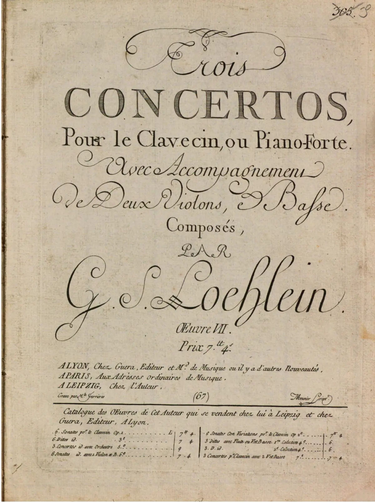 3 Keyboard Concertos - Page 1