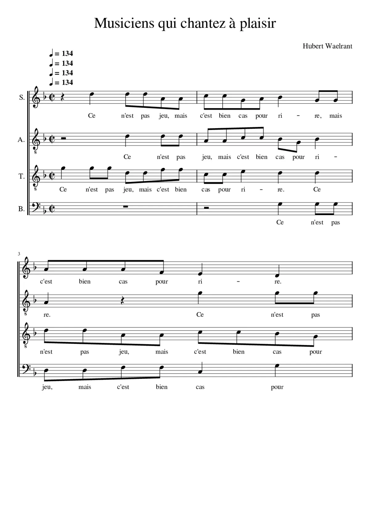 Ce n'est pas jeu - Page 1