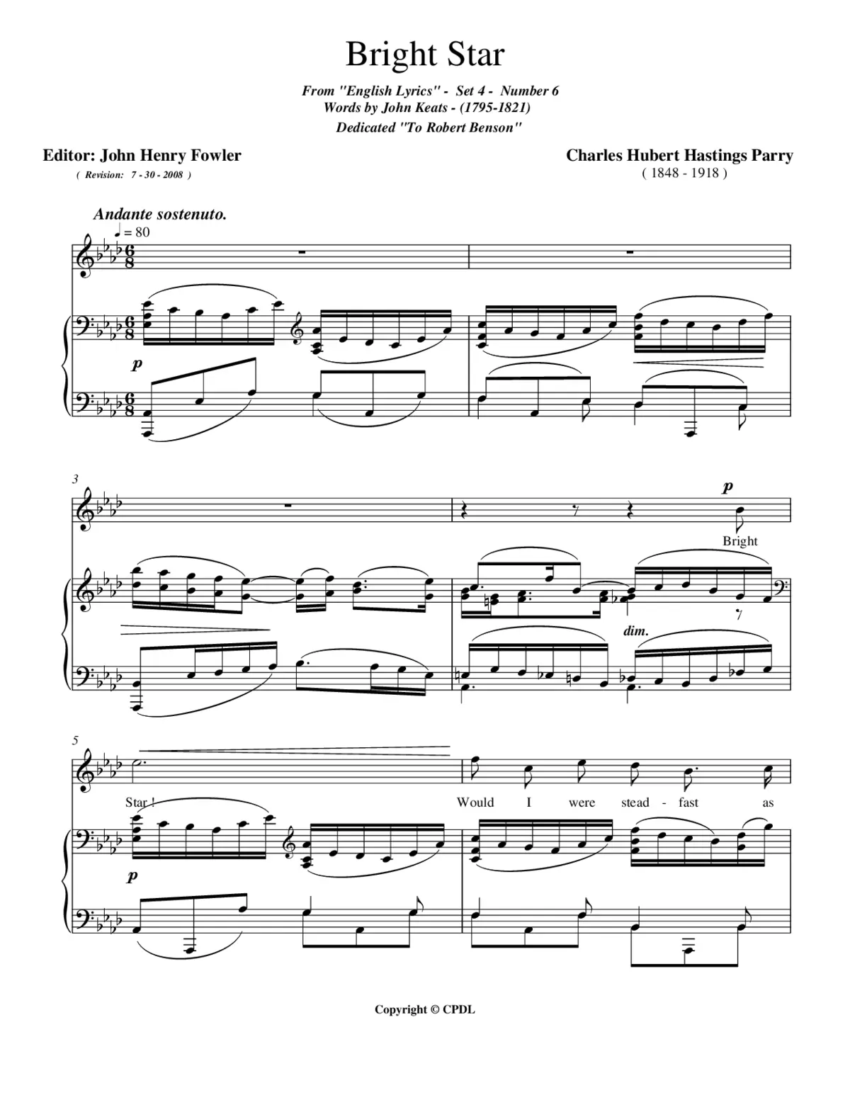 Bright star - Page 1