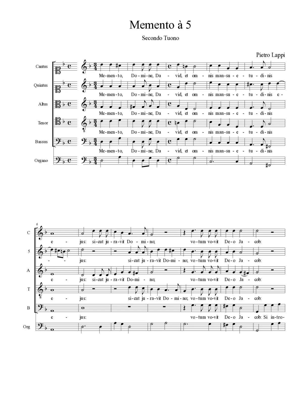 Memento à 5 - Page 1