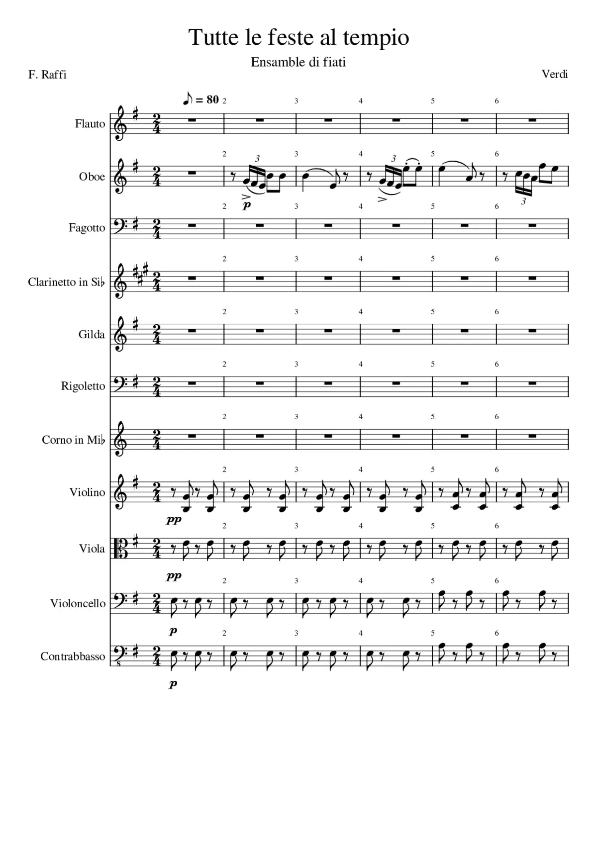 Rigoletto - Page 1