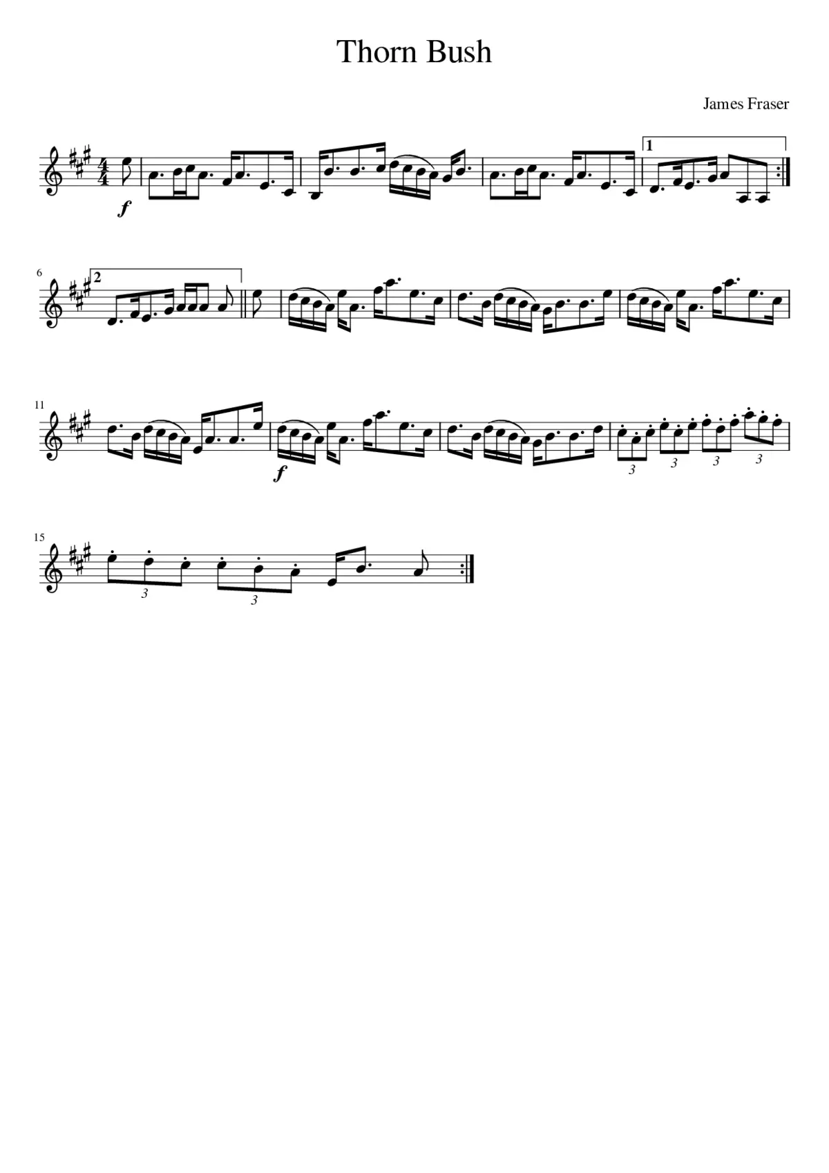 Thorn Bush - Page 1
