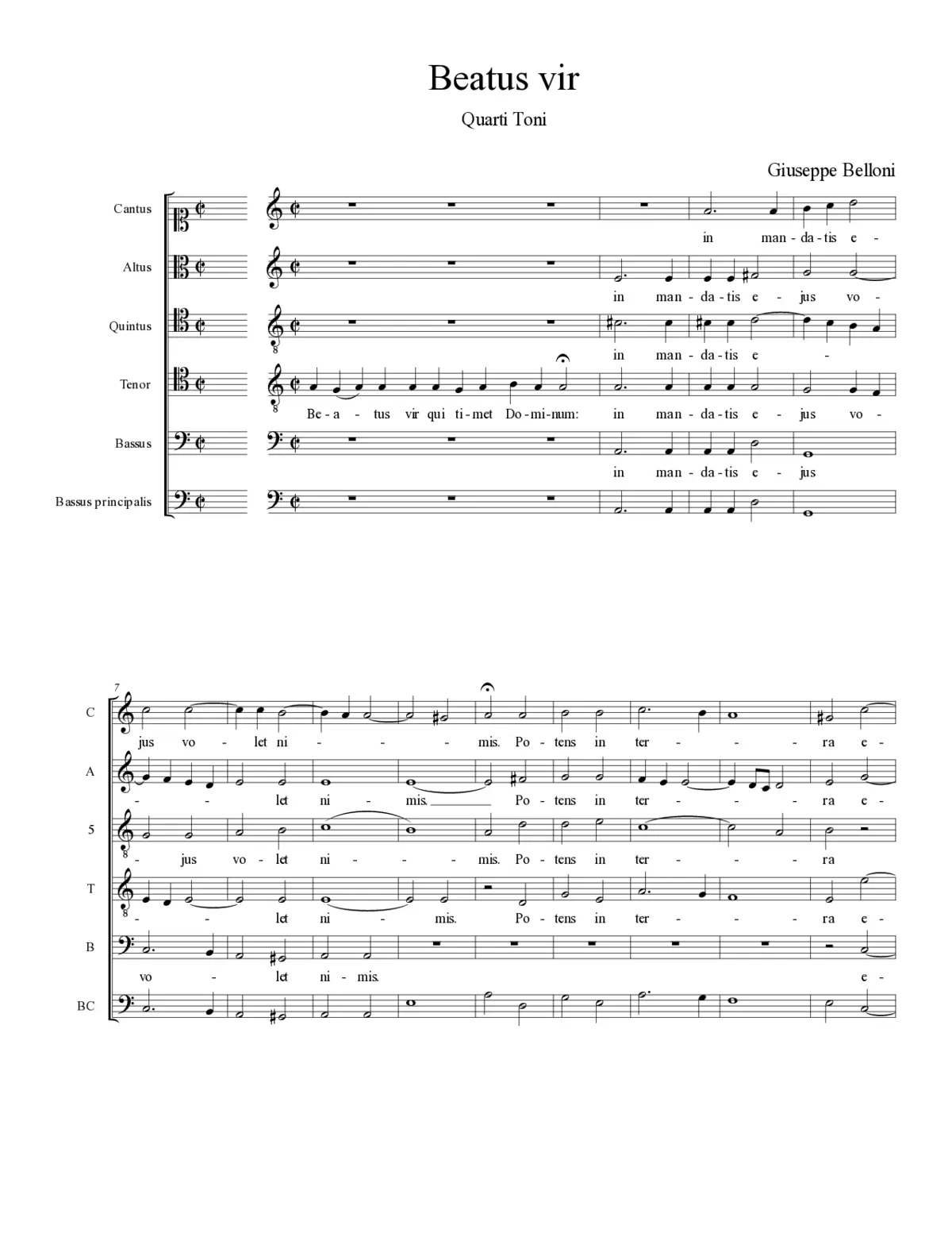 Beatus vir - Page 1