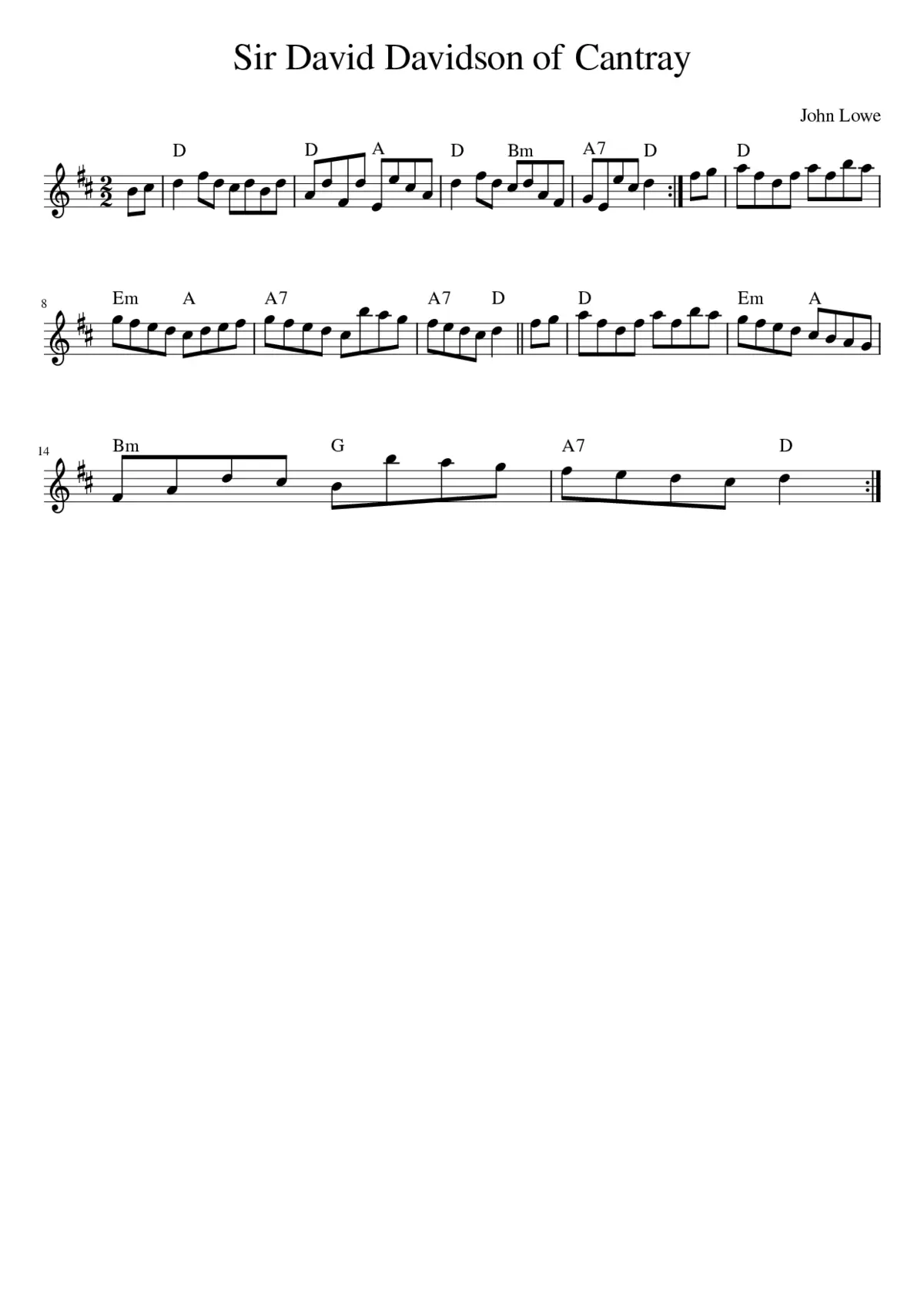 SIR DAVID DAVIDSON OF CANTRAY - Page 1