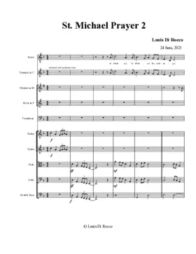 Prayer to St. Michael the Archangel in D minor
