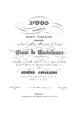 2 Concertant Duos for 2 Violins
