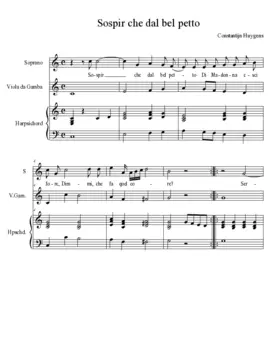 Sospir che dal bel petto
