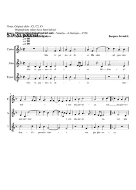 S'io vo potessi dire