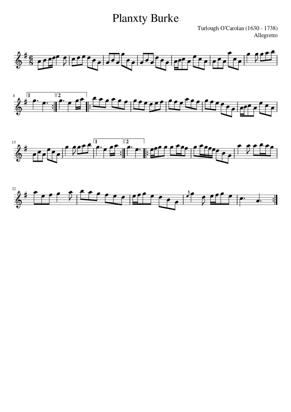 Planxty Burke - Page 1