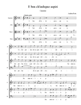 E ben ch'indegno aspiri