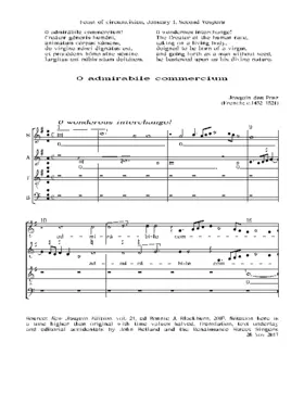 O admirabile commercium