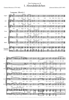 Abendständchen, Op. 42, No. 1