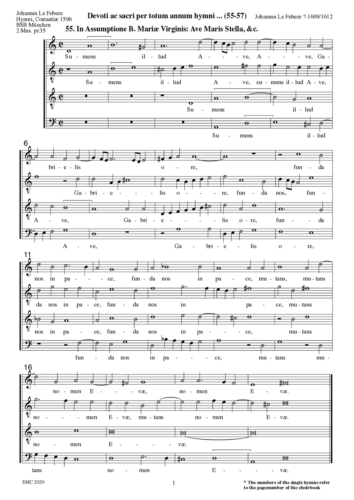 Ave maris stella - Page 1